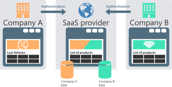 Using a SaaS site