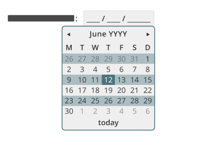 Automatic calendar