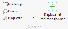 Options de sélection