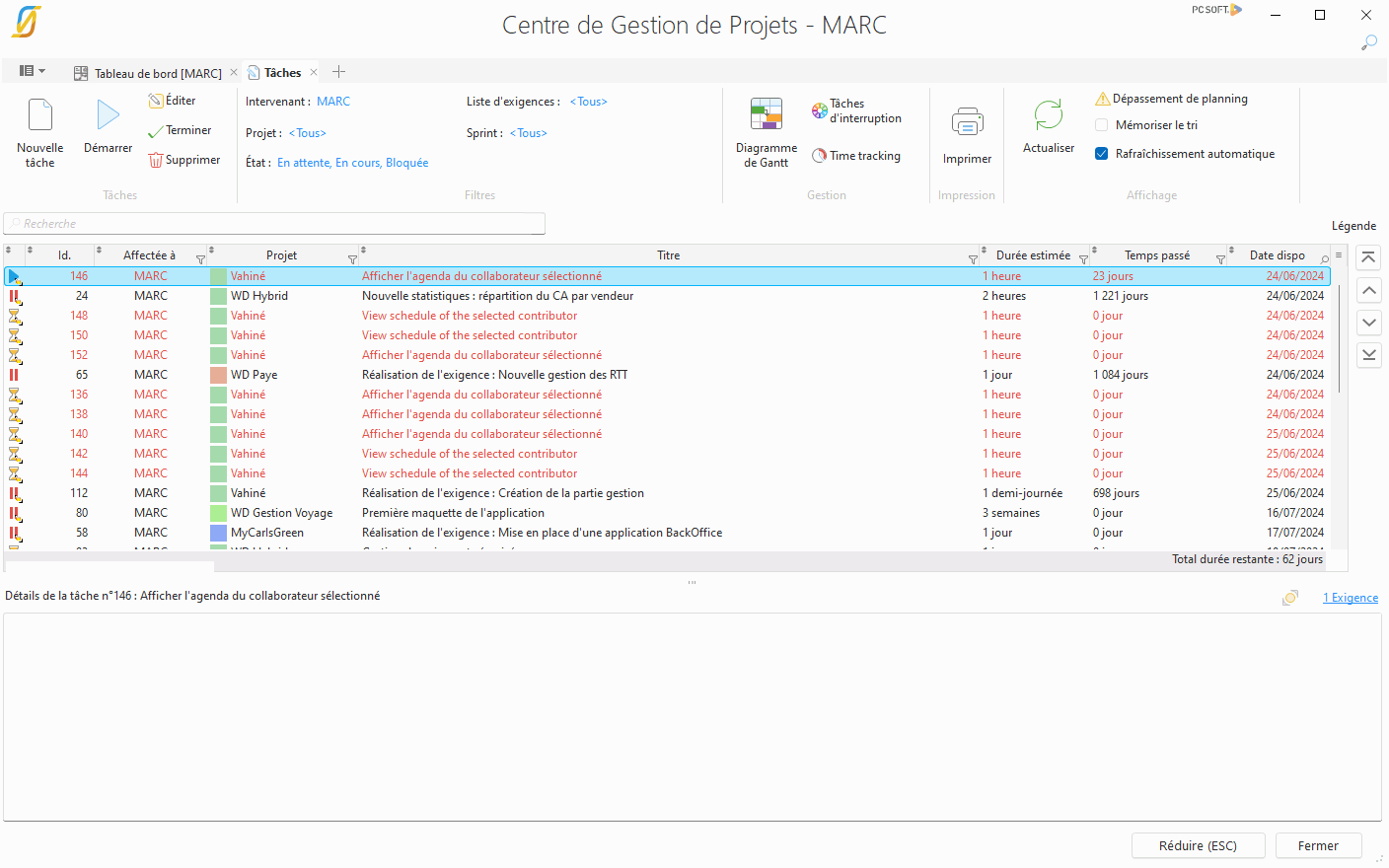 12 Gestion Des Taches Pc Soft Documentation En Ligne