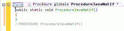 Java natif après